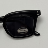 عینک آفتابی پلاریزه دولچه گابانا DOLCE GABBANA دسته سیم کشی شده لولا فنر مشکی کد 7707