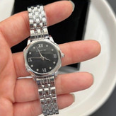 ساعت زنانه بابل تایم نقره ای صفحه مشکی