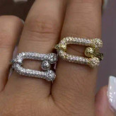 انگشتر زنانه و دخترانه جواهری آبکاری نقره تیفانی tiffany فری سایز رنگ ثابت کد agy (پس کرایه)