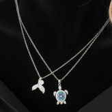 گردنبند زنانه طرح دایره مینا کاری شده رنگ کاملا ثابت کد zmc (پس کرایه)