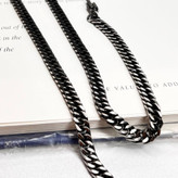 گردنبند مردانه طرح کارتیه Cartier سیاه قلم جنس استیل عیار 316 رنگ کاملا ثابت کد ztk (پس کرایه)