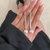 گوشواره زنانه طرح ستاره نگین تنوع طرح رنگ کاملا ثابت کد tj (پس کرایه)