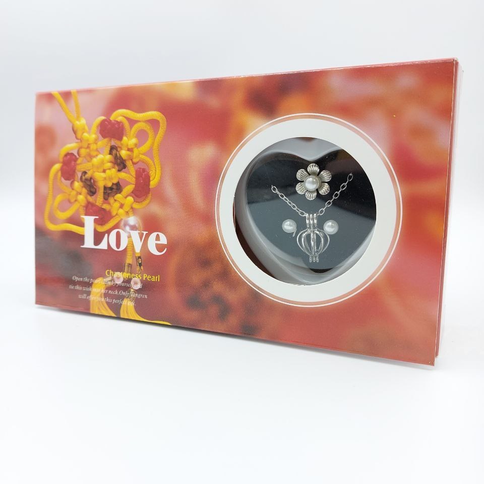 ست گردنبند و گوشواره و انگشتر مروارید عشق رنگ ثابت کد mp (پس کرایه)