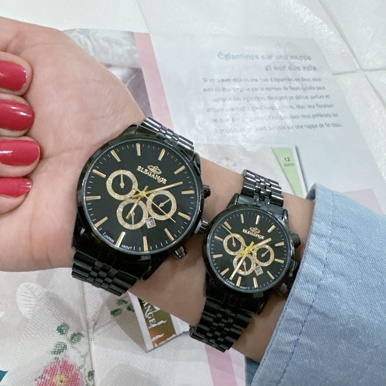 ست ساعت مردانه مارک الگانس ELEGANCE با دستبند و حلقه ارسال رایگان