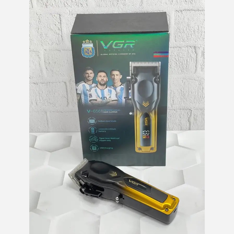 ماشین اصلاح حجم زن موی سر کلیپر حرفه ای وی جی آر مدل V-656