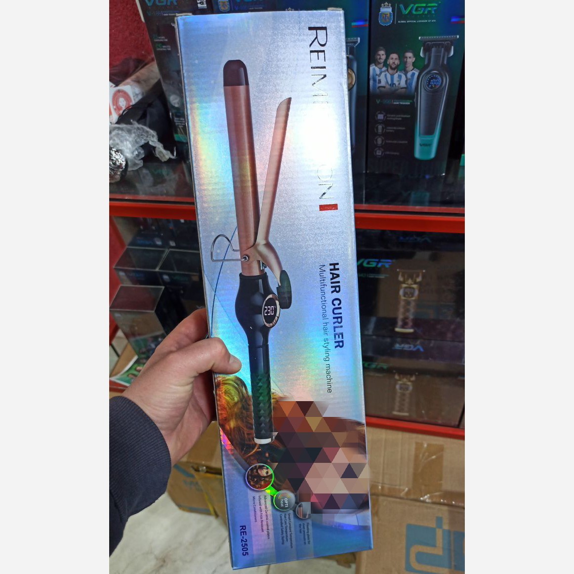 فر کننده مو رمینگتون  سایز 25 میل مدل REIMIOGTON RE-2505 REIMIOGTON RE-2505
