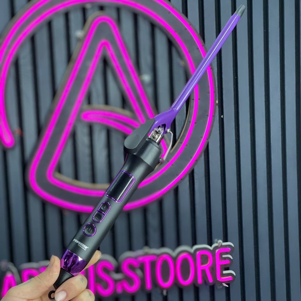 بابلیس مدادی پرو موزر مدل سیم تلفنی سایز 9 میل لوله تیتانیومی صفحه نمایش ال ای دی قابلیت تنظیم دما 980درجه گرمایش
