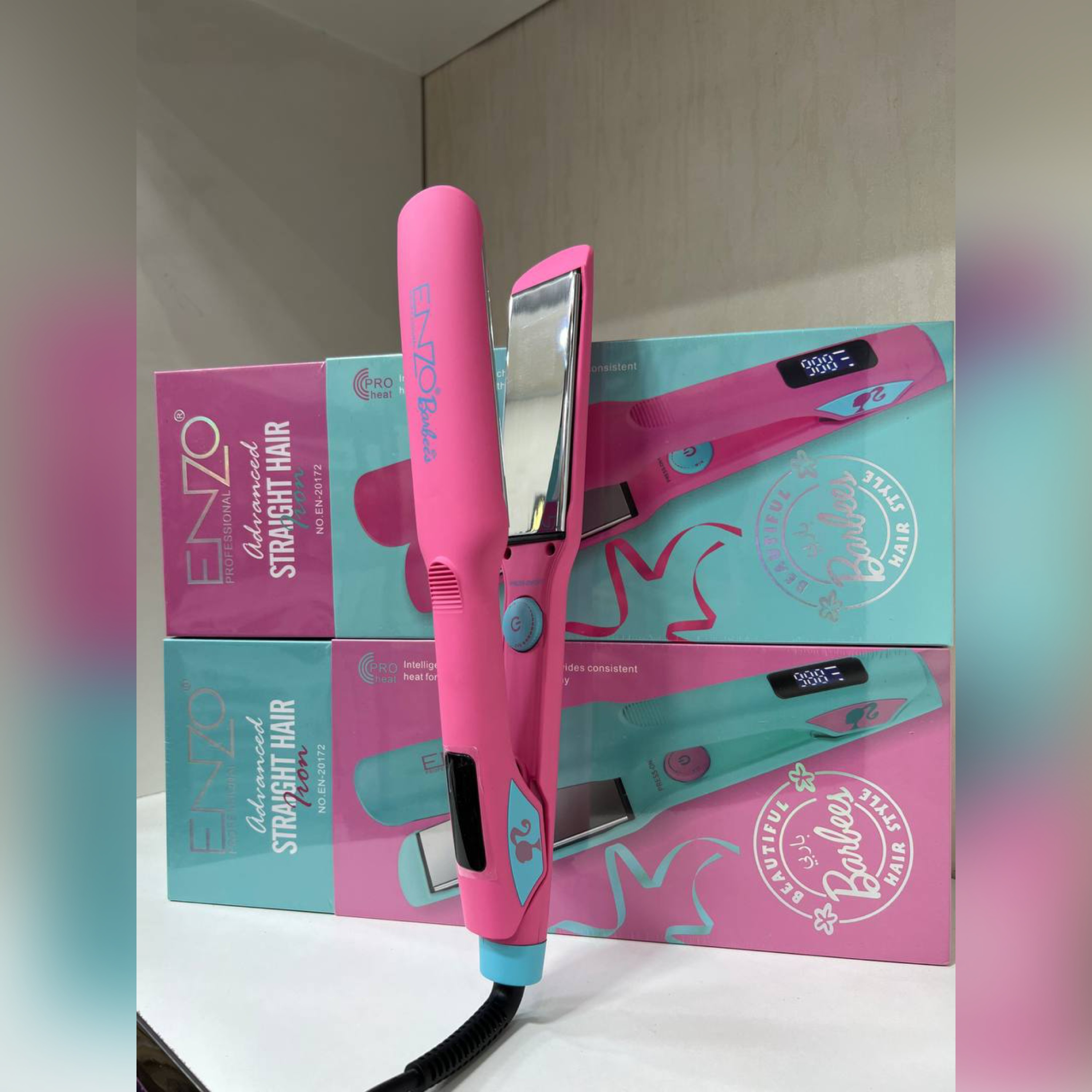 اتو مو انزو کراتینه اصل ایتالیا گارانتی دار صفحه تیتانیومی بدون کوچک ترن اسیب حتی به مو های نازک و شکننده