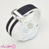 ساعت امگا سواچ moonswatch با بند رابر زنانه مردانه رنگ سفید مشکی کیفیت مستر کد 3750