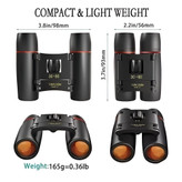دوربین شکاری دوچشمی اورجینال جیبی و تاشو BINOCULARS (ارسال رایگان و خرید قسطی)