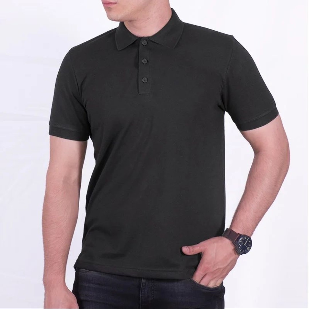 تیشرت مردانه یقه دار اعلا مدل پوشکا سایز L تا 3XL