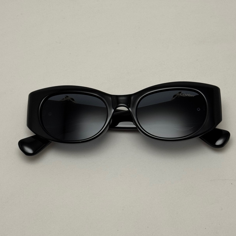 عینک آفتابی زنانه لاکچری کارتیر Panthere De Cartier تمام مشکی (ارسال رایگان)